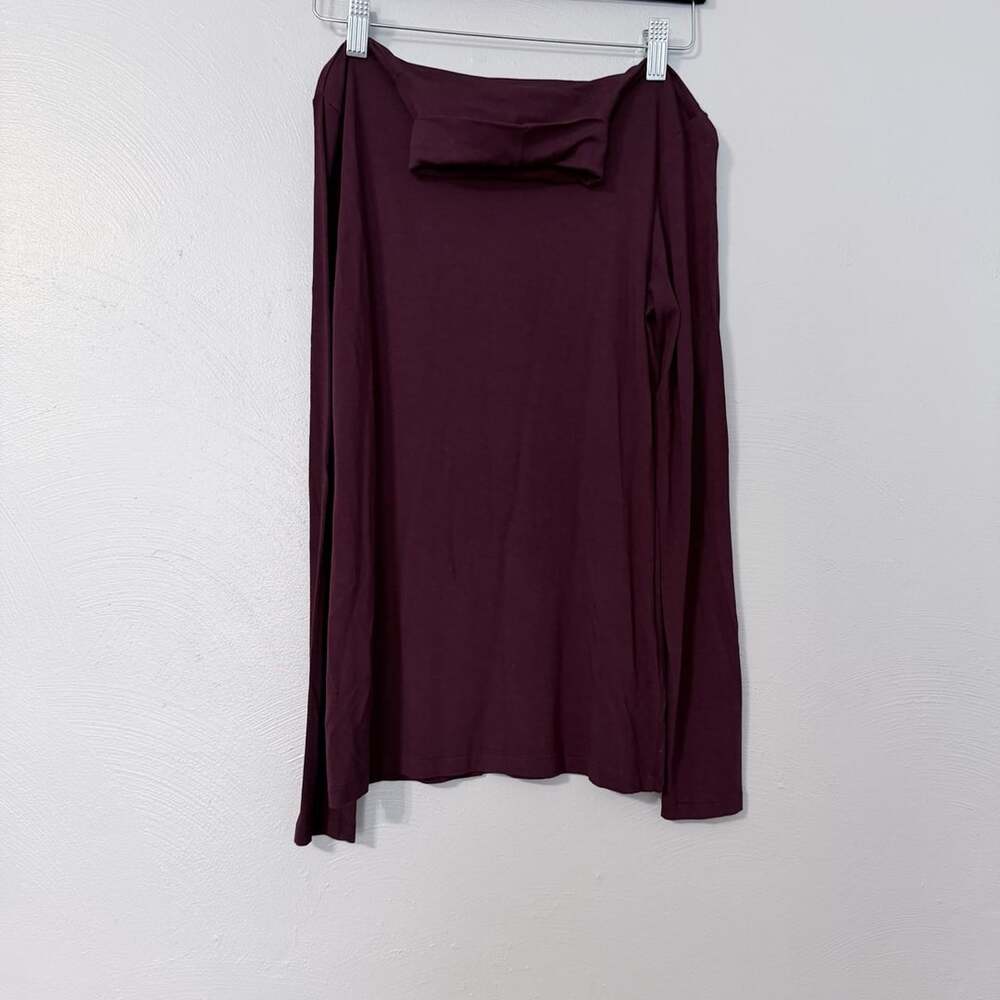 Vintage Ralph Lauren Black Label Turtleneck M purple Made in USA, Italian Fabric